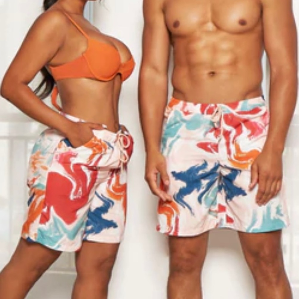 His and hers swimwear! On sale as a pair.